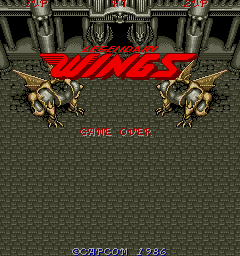 Legendary Wings (US set 1) Title Screen